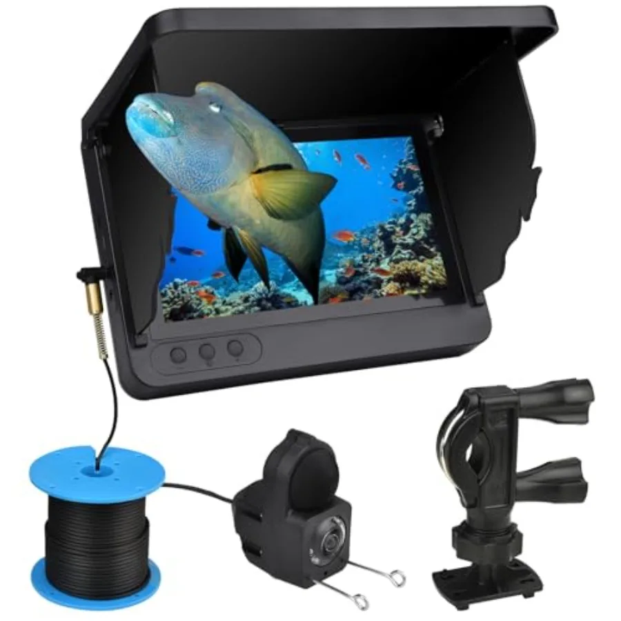 Fish Camera with Enhanced Low-Light Vision Ultra-Wide Lens Underwater Fish Finder for Ice Lake Offshore Angling 10000mAh IP68 W
Fish Camera with Enhanced Low-Light Vision Ultra-Wide Lens Underwater Fish Finder for Ice Lake Offshore Angling 10000mAh IP68 W