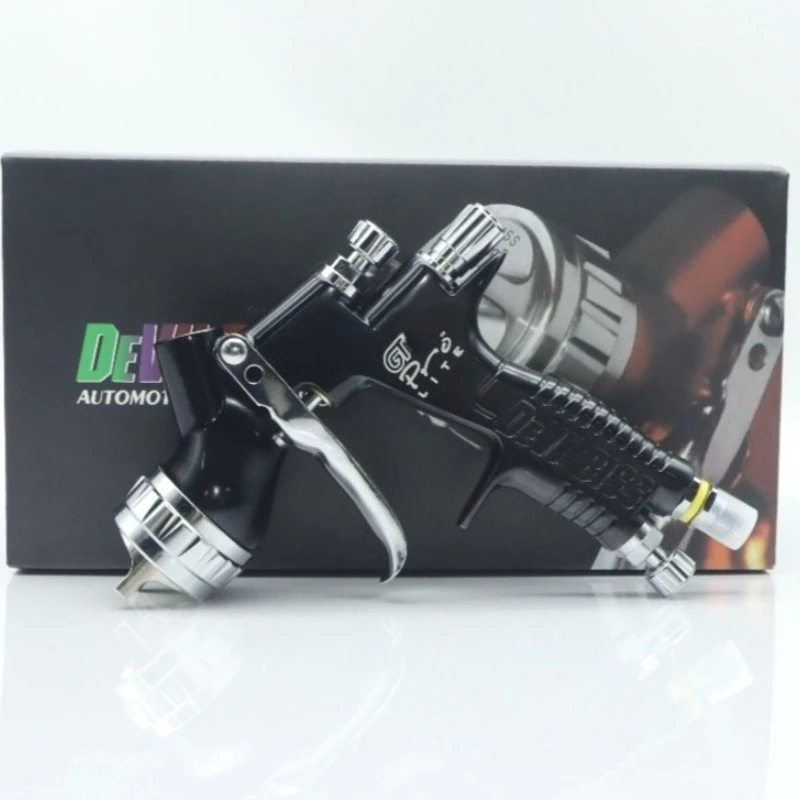 Black Engraving Spray Gun GTl Pro Spray Gun TE20/T110 1.3mm/1.8mm Nozzle with Mixed Glass Water-based Air Spray Gun
Black Engraving Spray Gun GTl Pro Spray Gun TE20/T110 1.3mm/1.8mm Nozzle with Mixed Glass Water-based Air Spray Gun