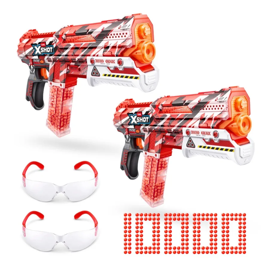 Hyper Gel Clutch Blaster 2 pack 5 000 Hyper Gel Pellets by ZURU for Ages 14+
Hyper Gel Clutch Blaster 2 pack 5 000 Hyper Gel Pellets by ZURU for Ages 14+