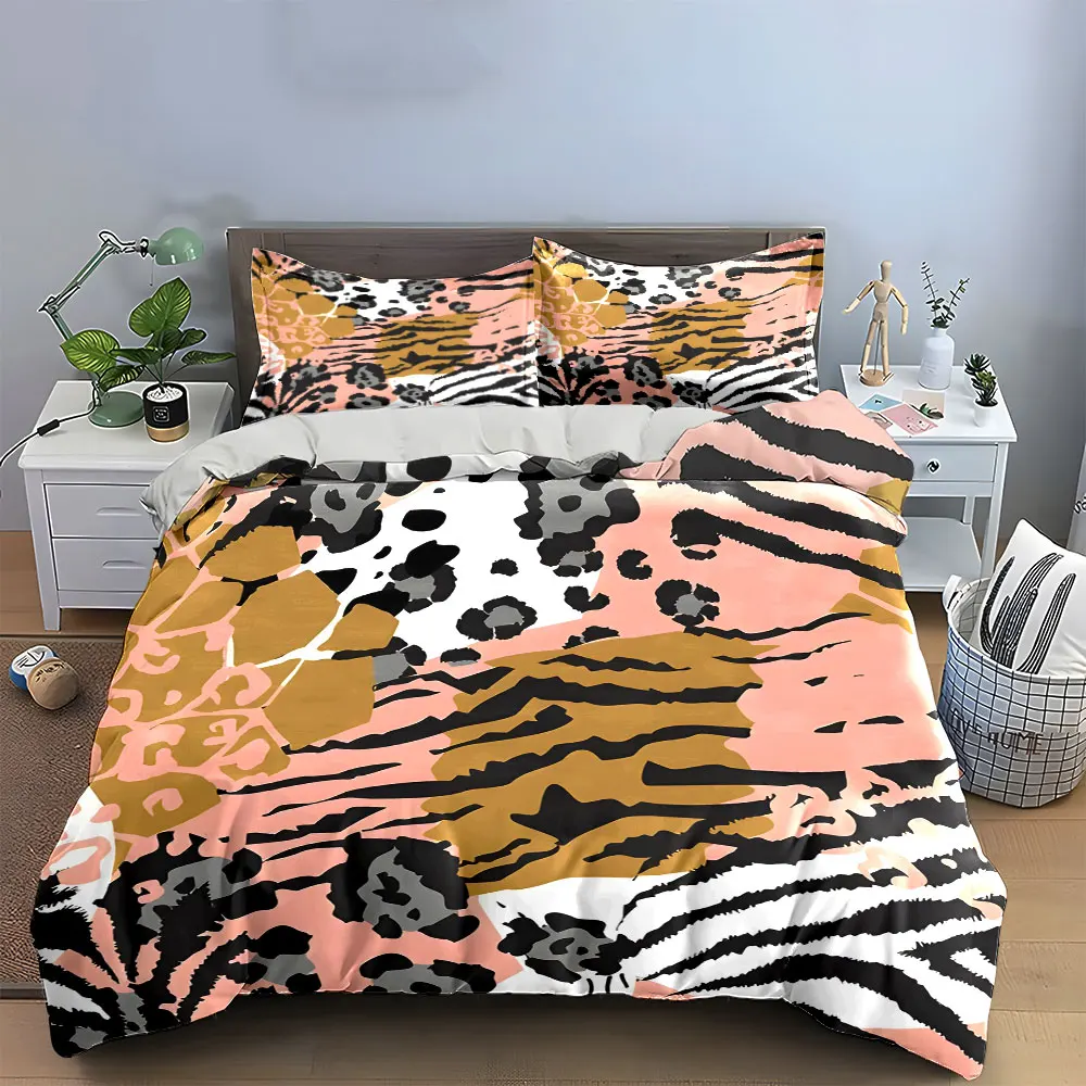 Bold Safari Bedding Set,Modern Mix of Leopard,Zebra and Floral Prints in Pink and Gold Print Duvet Cover, Bedroom Decor
Bold Safari Bedding Set,Modern Mix of Leopard,Zebra and Floral Prints in Pink and Gold Print Duvet Cover, Bedroom Decor