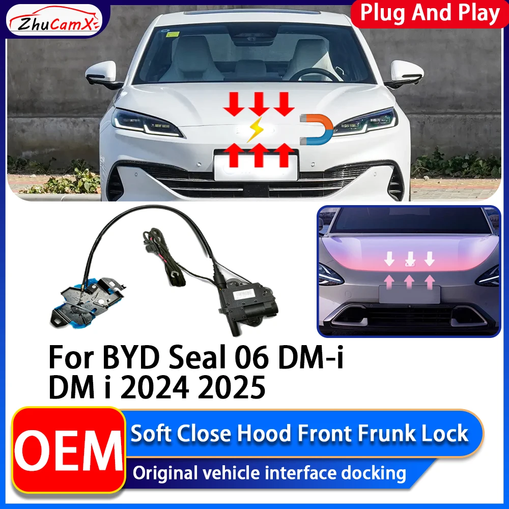 Soft Close Hood Front Frunk Lock Electric Cover Automatic Closer Plug and Play For BYD Seal 06 DM-i DM i 2024 2025
Soft Close Hood Front Frunk Lock Electric Cover Automatic Closer Plug and Play For BYD Seal 06 DM-i DM i 2024 2025