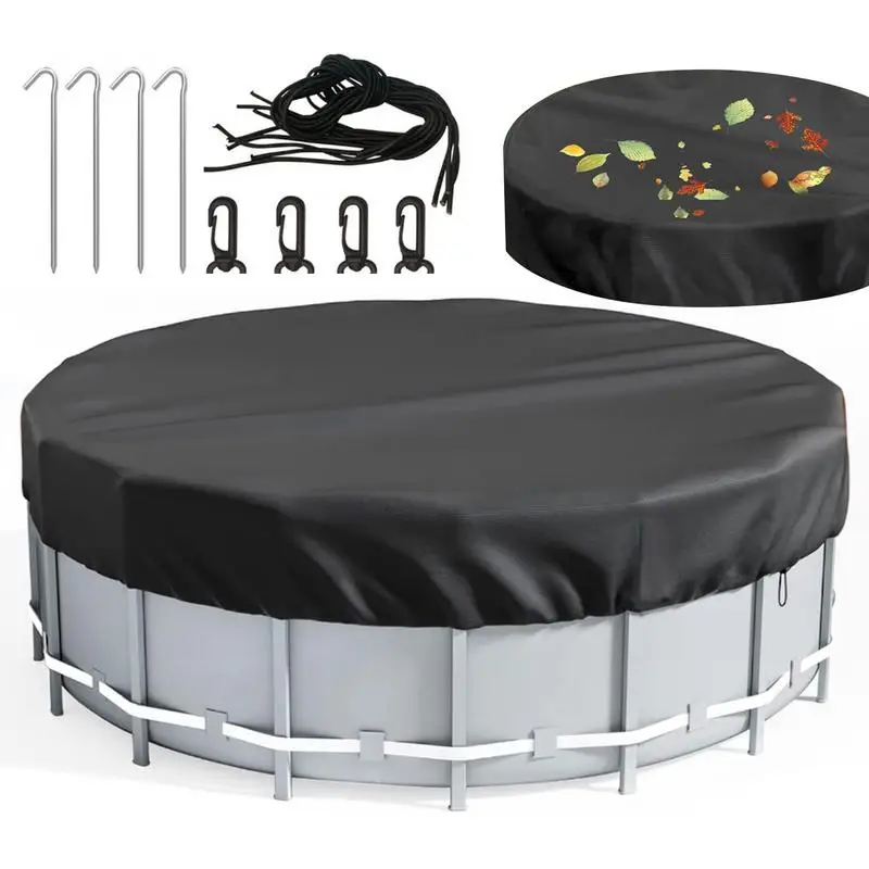 Above Round Pool Cover Water-Resistant Hot Tub Cover Protector Dust Pool Cover Protector Versatile Round Pool Winter Cover Pool
Above Round Pool Cover Water-Resistant Hot Tub Cover Protector Dust Pool Cover Protector Versatile Round Pool Winter Cover Pool