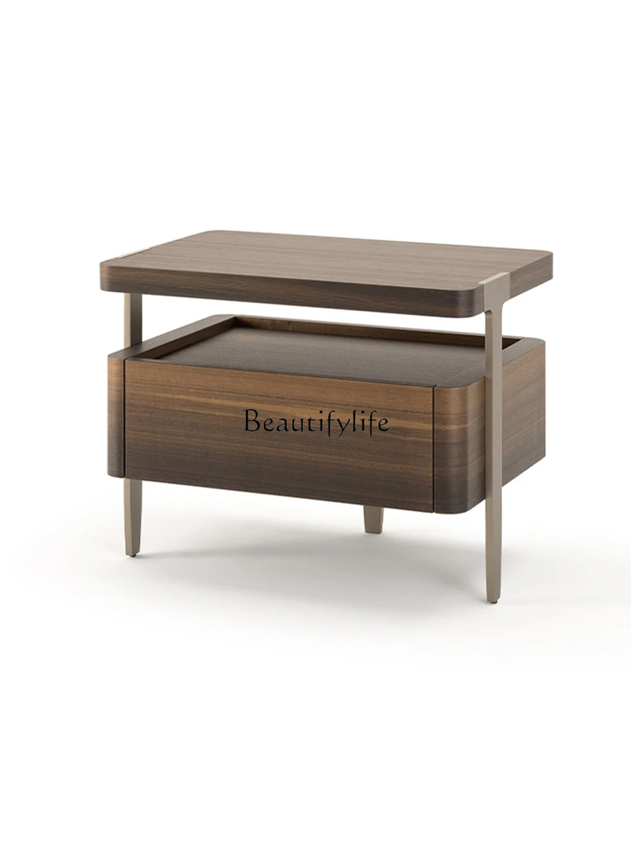 Italian Minimalist Bedroom Bedside Table Light Luxury Designer Storage High Sense Side Cabinet
Italian Minimalist Bedroom Bedside Table Light Luxury Designer Storage High Sense Side Cabinet