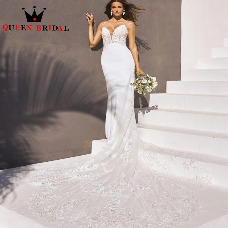 Deep V Sexy Backless Wedding Dresses 2023 Mermaid Spaghetti Straps Appliques Backless Bridal Gowns Vestidos De Novia Custom D34X
Deep V Sexy Backless Wedding Dresses 2023 Mermaid Spaghetti Straps Appliques Backless Bridal Gowns Vestidos De Novia Custom D34X