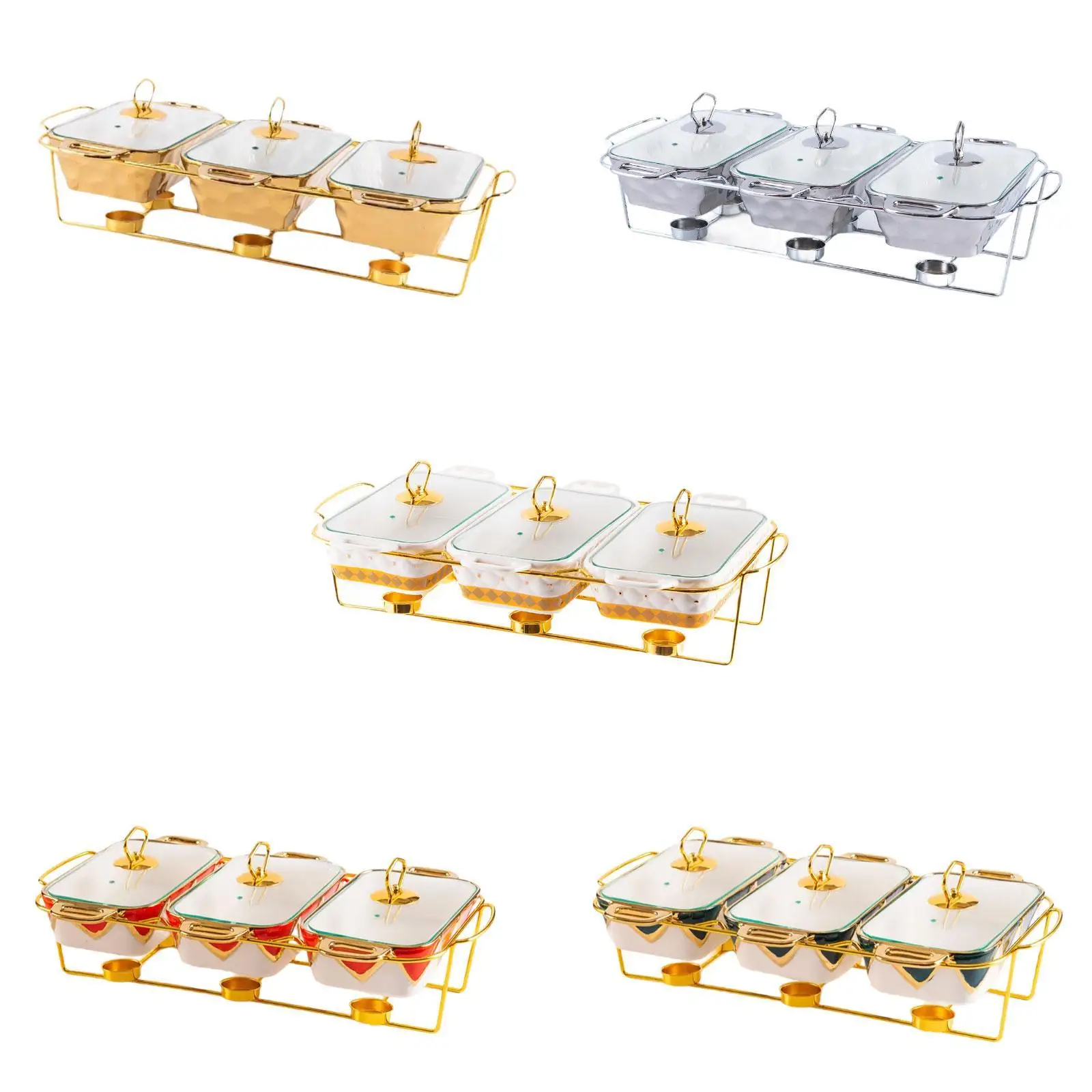 Chafing Dish Portable with Handles with Rack Buffet Display Food Warmer Set Casserole Dish for Wedding Party Holiday Hotel Event
Chafing Dish Portable with Handles with Rack Buffet Display Food Warmer Set Casserole Dish for Wedding Party Holiday Hotel Event