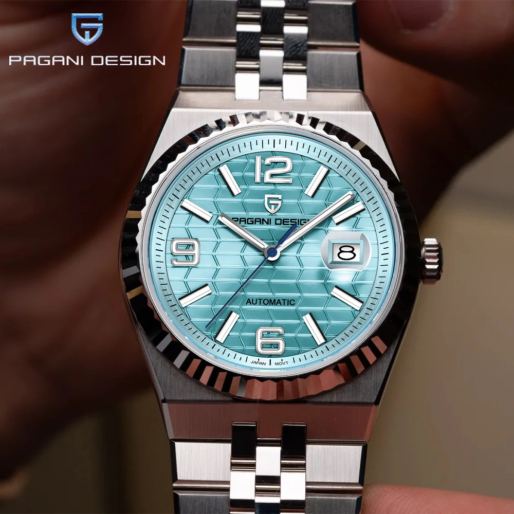 PAGANI DESIGN 40 мм волнистый циферблат мужские механические часы роскошные сапфировое стекло AR-покрытие автоматические часы светящиеся водонепроницаемые часы мужские
PAGANI DESIGN 40 мм волнистый циферблат мужские механические часы роскошные сапфировое стекло AR-покрытие автоматические часы светящиеся водонепроницаемые часы мужские