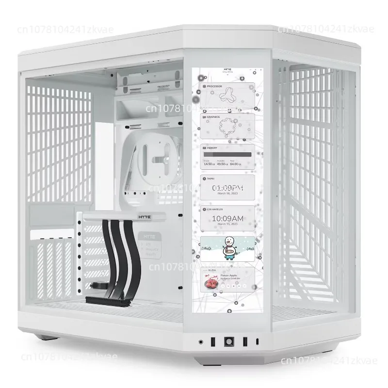 Новый современный эстетический чехол Y70 Touch Dual Chamber ATX Mid Tower со встроенным сенсорным ЖК-экраном 4K
Новый современный эстетический чехол Y70 Touch Dual Chamber ATX Mid Tower со встроенным сенсорным ЖК-экраном 4K