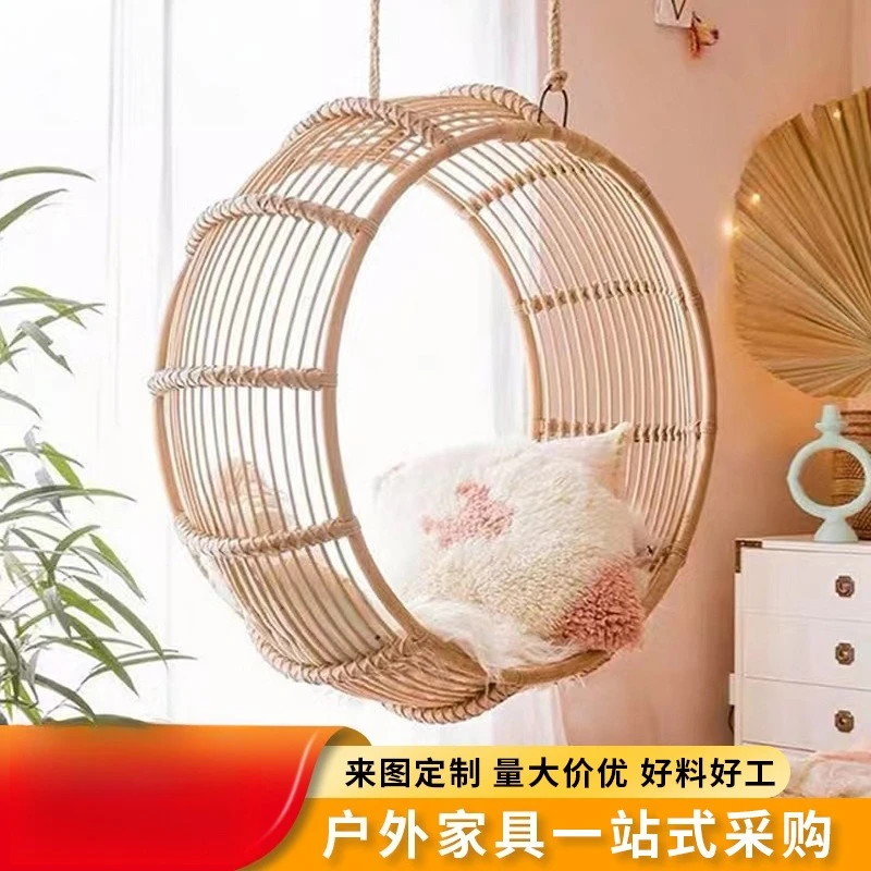 Outdoor swing hanging chair household girls bedroom dream hanging basket children's room cradle chair Internet celebrity bed
Outdoor swing hanging chair household girls bedroom dream hanging basket children's room cradle chair Internet celebrity bed