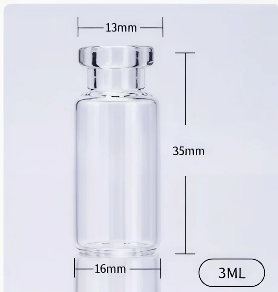 only 300pcs 3ml Clear Glass Vial without cap
only 300pcs 3ml Clear Glass Vial without cap