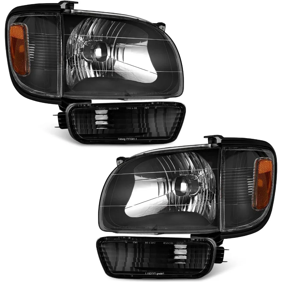 Headlights Assembly for 2001-2004 Tacoma with Black Housing Direct Replacement Compatible with 2001 2002 2003 2004 Tacoma Model
Headlights Assembly for 2001-2004 Tacoma with Black Housing Direct Replacement Compatible with 2001 2002 2003 2004 Tacoma Model