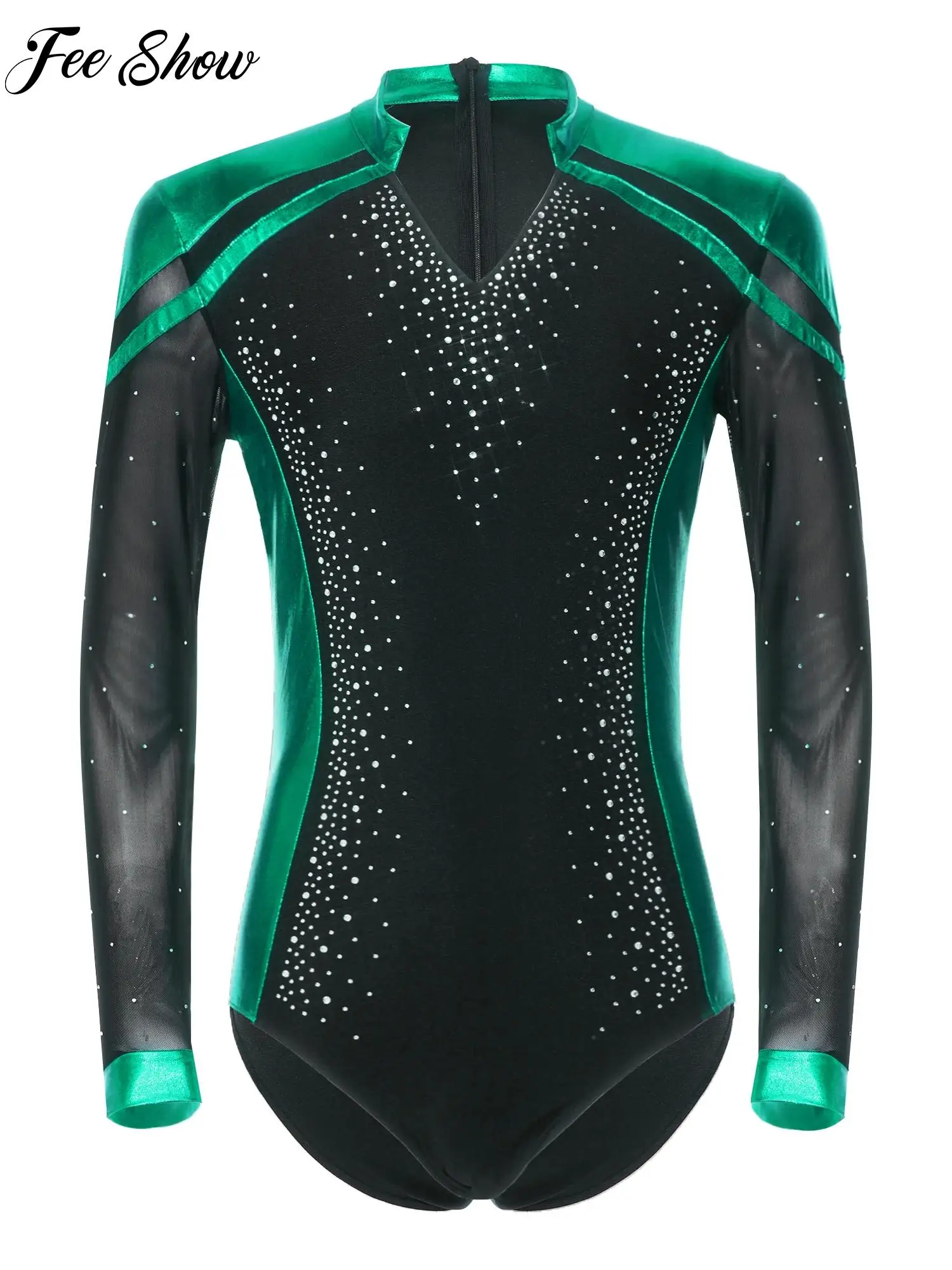 Men Latin Dance Outfits Long Sleeve Rhinestone Mesh Long Sleeve Ballet Dance Leotard Gymnastics Bodysuit Dancewear Outfit
Men Latin Dance Outfits Long Sleeve Rhinestone Mesh Long Sleeve Ballet Dance Leotard Gymnastics Bodysuit Dancewear Outfit