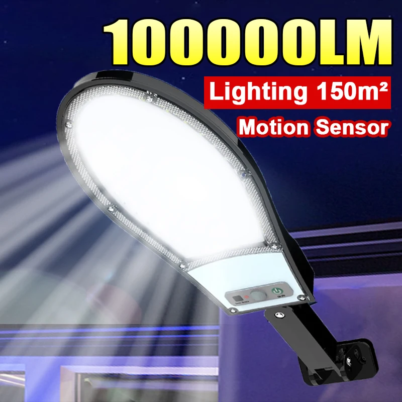 Solar Lamp From Exterior 100000LM Outdoor Solar Garden Lights Motion Sensor Super Bright Wall Lamp IP65 Waterproof Street Light
Solar Lamp From Exterior 100000LM Outdoor Solar Garden Lights Motion Sensor Super Bright Wall Lamp IP65 Waterproof Street Light