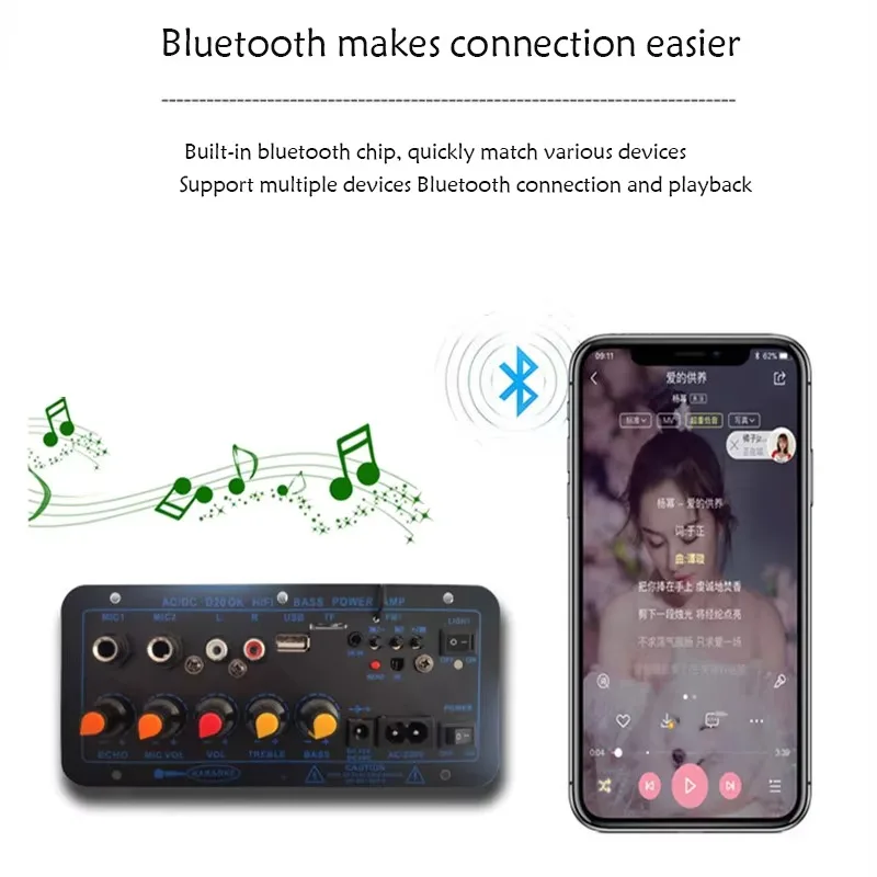 Плата цифрового усилителя мощности 200 Вт Bluetooth-совместимый AMP USB FM-радио TF-плеер аудио сабвуфер DIY для автомобиля, грузовика, автофургона
Плата цифрового усилителя мощности 200 Вт Bluetooth-совместимый AMP USB FM-радио TF-плеер аудио сабвуфер DIY для автомобиля, грузовика, автофургона