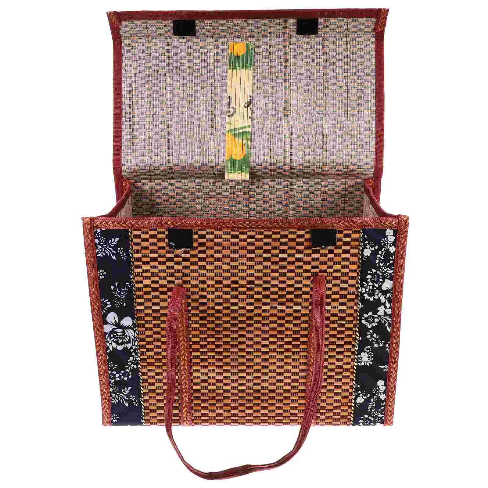 Picnic Basket Fruit Woven Holder Party with Handle Bamboo Dessert Storage Snacks Breads Blanket
Picnic Basket Fruit Woven Holder Party with Handle Bamboo Dessert Storage Snacks Breads Blanket
