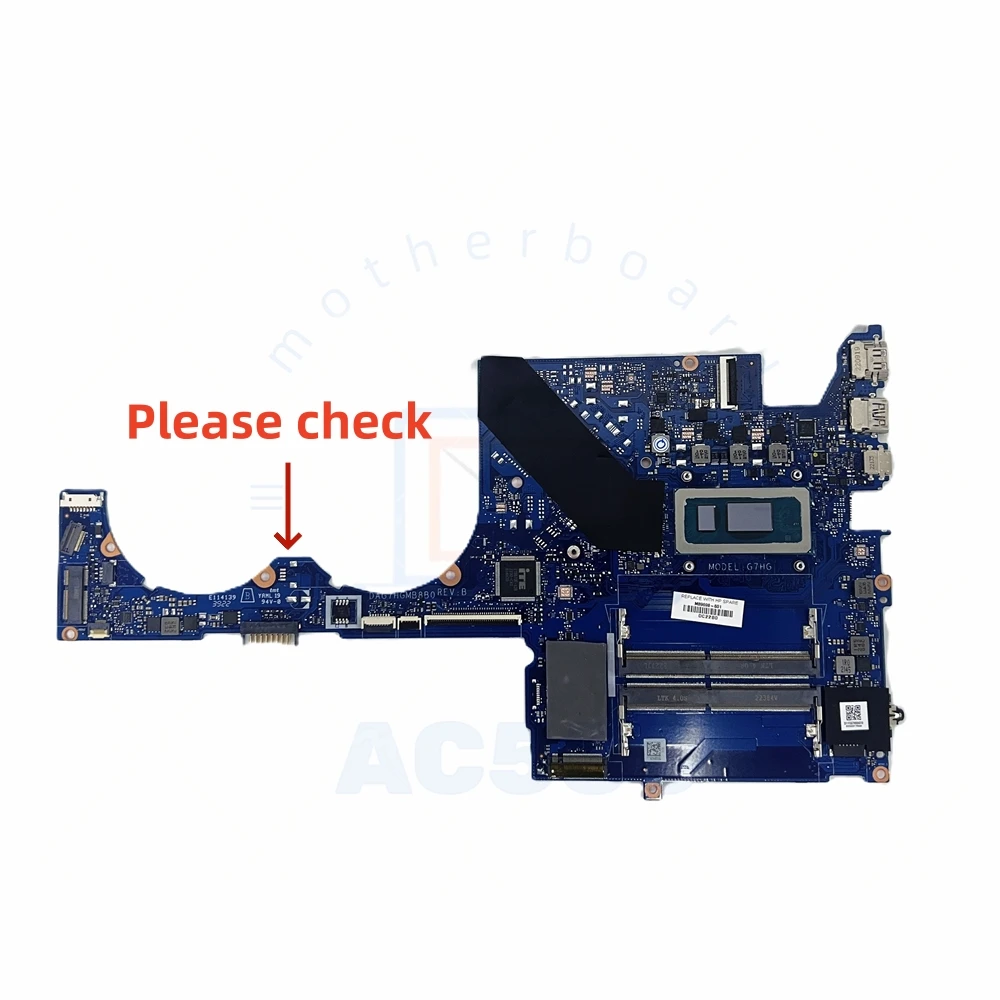 Laptop Motherboard DAG7HGMB8B0 FOR HP 15-EG I5-12TH I5-13TH I7-12TH I7-13TH Fully Tested and Works Perfectly
Laptop Motherboard DAG7HGMB8B0 FOR HP 15-EG I5-12TH I5-13TH I7-12TH I7-13TH Fully Tested and Works Perfectly