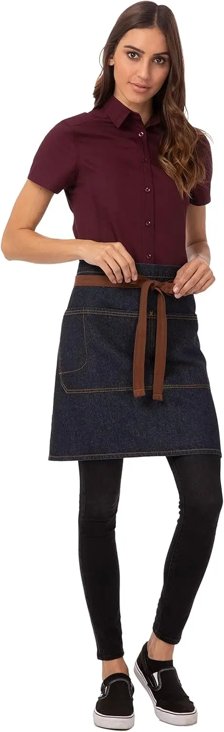 Half Bistro Apron for Unisex, Casual Kitchen Wear
Half Bistro Apron for Unisex, Casual Kitchen Wear