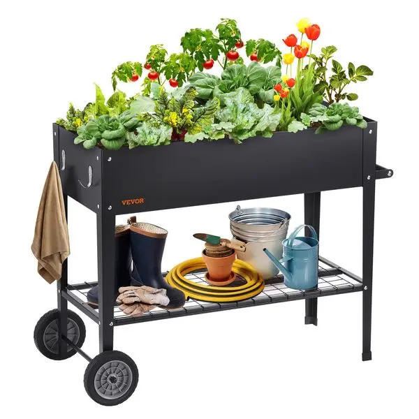 VEVOR Raised Garden Bed, 42.5 x 19.5 x 31.5 inch Galvanized Metal Planter Box, Elevated Outdoor Planting Boxes with Legs, for Gr
VEVOR Raised Garden Bed, 42.5 x 19.5 x 31.5 inch Galvanized Metal Planter Box, Elevated Outdoor Planting Boxes with Legs, for Gr