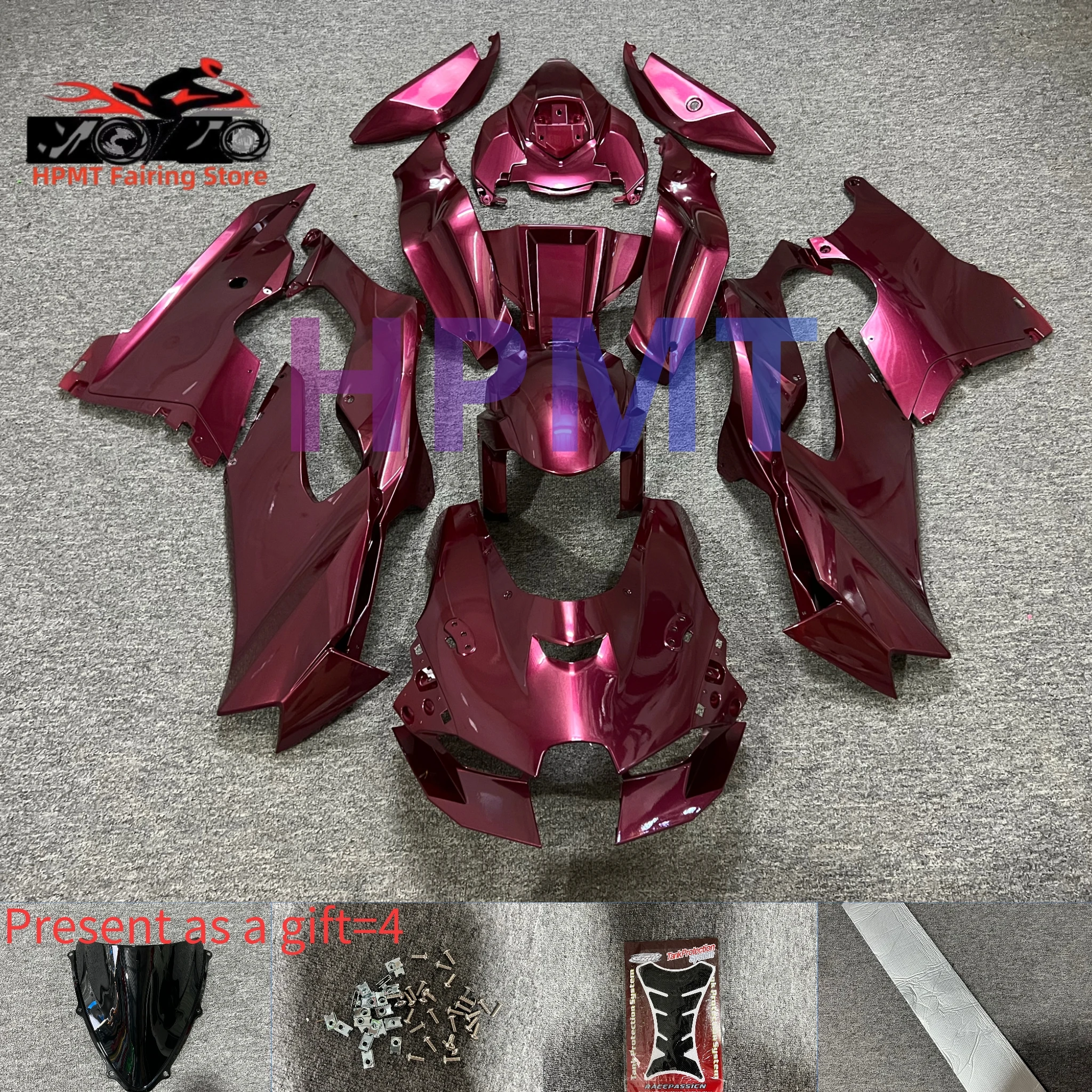 Новый комплект обтекателей для мотоцикла из АБС-пластика, подходит для Ninja ZX-10R 2021-2024 ZX-10R 2022 2023 2024, полный комплект обтекателей для кузова
Новый комплект обтекателей для мотоцикла из АБС-пластика, подходит для Ninja ZX-10R 2021-2024 ZX-10R 2022 2023 2024, полный комплект обтекателей для кузова