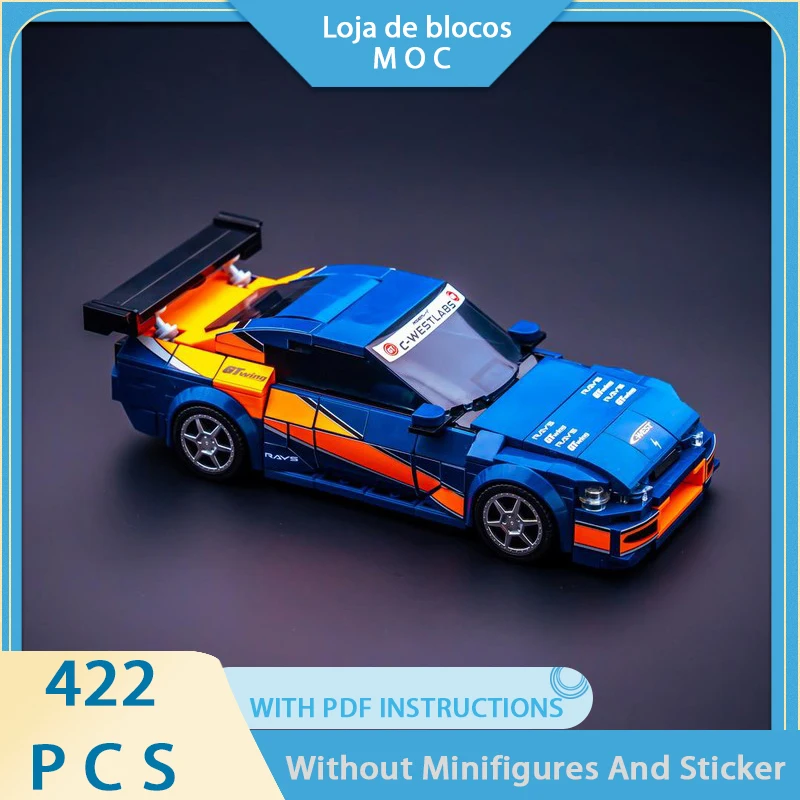 Exquisite New Product MOC Building Blocks Car Model Nissan Silvia S15- Mona Lisa Technology Modular Children's Toy DIY Assembly
Exquisite New Product MOC Building Blocks Car Model Nissan Silvia S15- Mona Lisa Technology Modular Children's Toy DIY Assembly
