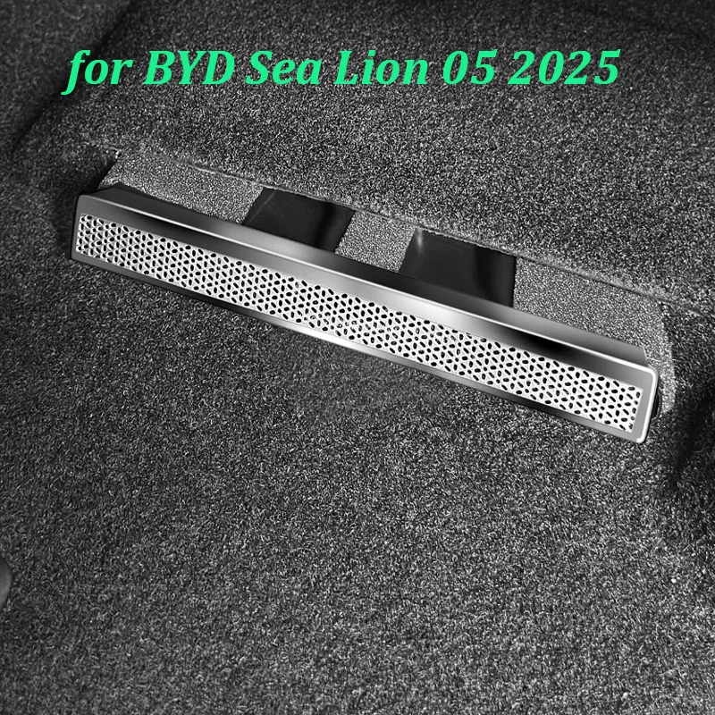 For BYD Sea Lion 05 2025 Car Under Seat Air Outlet Protective Anti-block Ventilate Stainless Steel Cover Interior Accessories
For BYD Sea Lion 05 2025 Car Under Seat Air Outlet Protective Anti-block Ventilate Stainless Steel Cover Interior Accessories