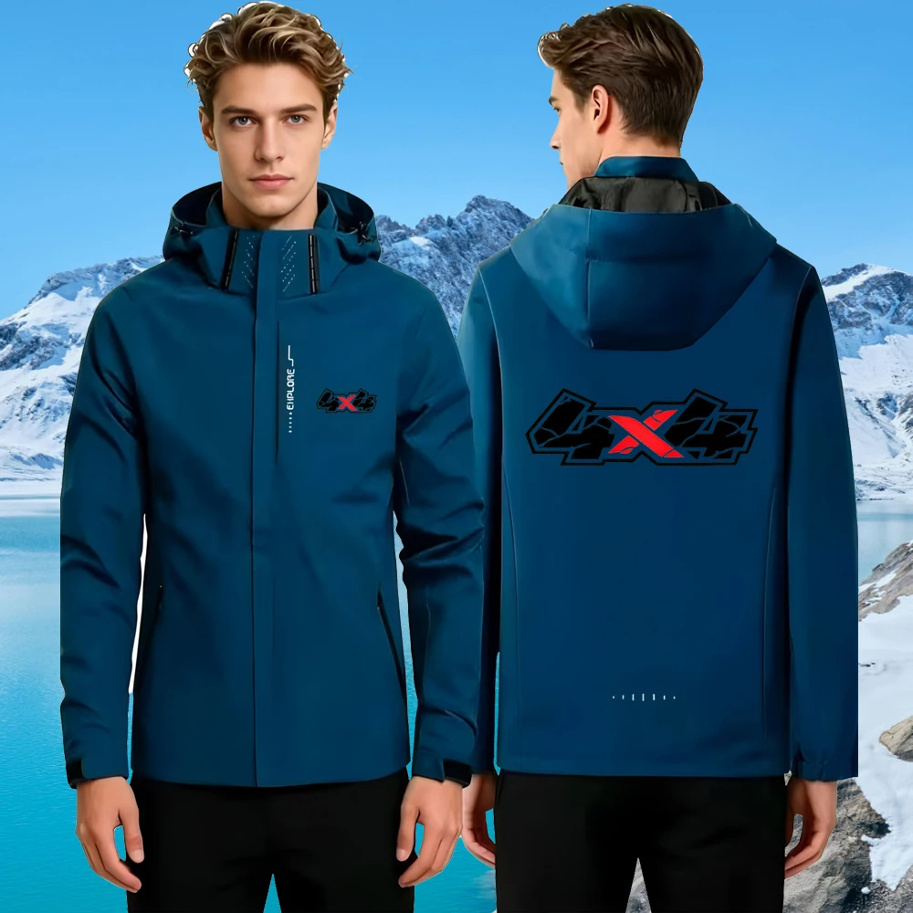 Men's Jacket with 4X4 Logos Waterproof Hooded Windbreaker with Removable Hood,Outdoor Casual Sports Coat for Trekking,S-3XL
Men's Jacket with 4X4 Logos Waterproof Hooded Windbreaker with Removable Hood,Outdoor Casual Sports Coat for Trekking,S-3XL