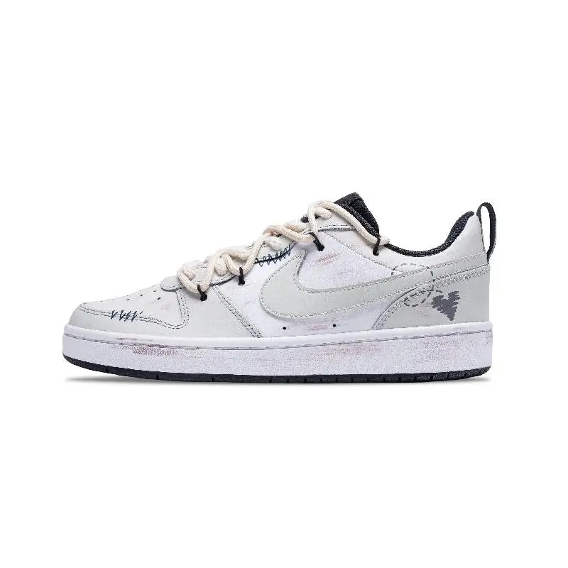 【Customize】Nike Court Borough Skateboarding Shoes Women's Low-top White Sneakers shoes BQ5448-115
【Customize】Nike Court Borough Skateboarding Shoes Women's Low-top White Sneakers shoes BQ5448-115