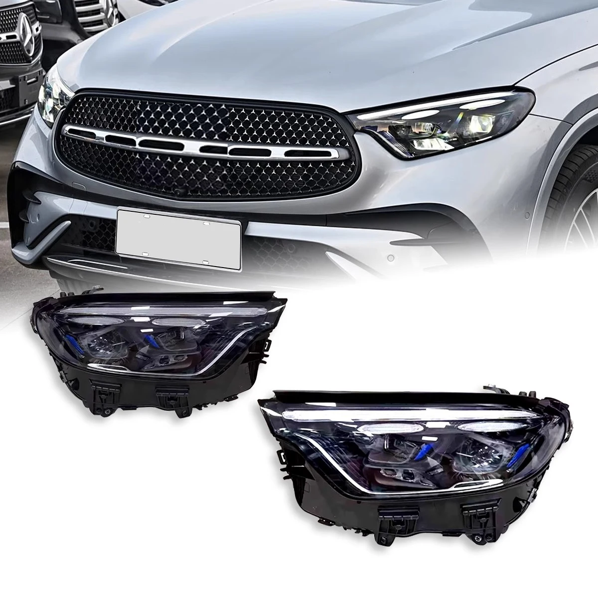 Автомобильный фонарь для Benz W254 GLC260 GLC350 Светодиодная фара GLC300 DRL Сигнальная линза проектора Plug And Play Автомобильные аксессуары 2023-2025
Автомобильный фонарь для Benz W254 GLC260 GLC350 Светодиодная фара GLC300 DRL Сигнальная линза проектора Plug And Play Автомобильные аксессуары 2023-2025