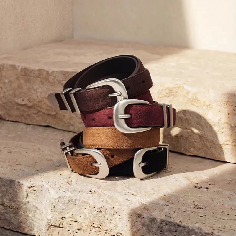 Women's Suede Leather Belt with Sliver Buckle Leopard Print Waist Belt for Jeans/Dress Vintage Matte Leather Women's Belts
Women's Suede Leather Belt with Sliver Buckle Leopard Print Waist Belt for Jeans/Dress Vintage Matte Leather Women's Belts