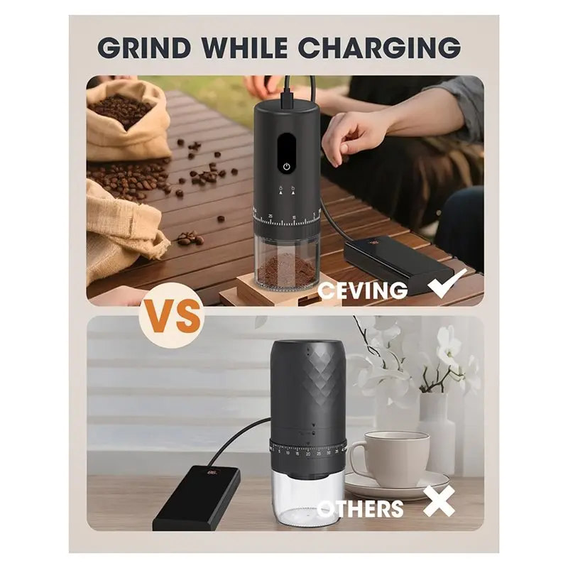 【BRAND NEW】USB Electric Coffee Bean Grinder Featuring Adjustable Gears And Extended Battery Life
【BRAND NEW】USB Electric Coffee Bean Grinder Featuring Adjustable Gears And Extended Battery Life