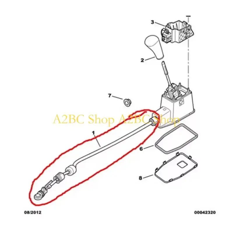 A2BC Enhancing Transmission Cable Heavy Duty Construction Reliable Shifting In All Driving Conditions Suitable For 206 207 C2
A2BC Enhancing Transmission Cable Heavy Duty Construction Reliable Shifting In All Driving Conditions Suitable For 206 207 C2