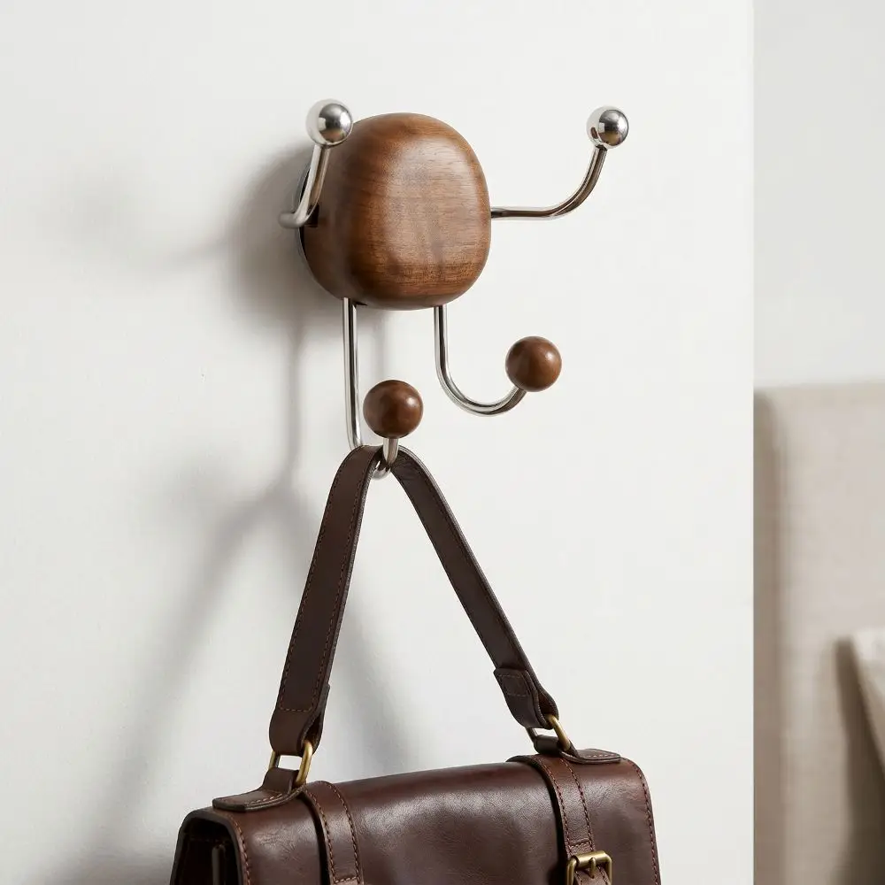 Solid Wood Wall Mounted Organizer Rustproof Stainless Steel Wall Mounted Hanger Removable Traceless Wall Hook Bathroom
Solid Wood Wall Mounted Organizer Rustproof Stainless Steel Wall Mounted Hanger Removable Traceless Wall Hook Bathroom