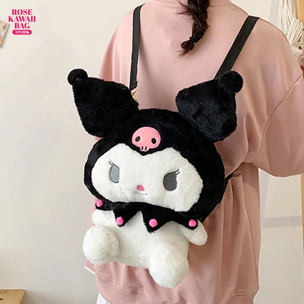 Sanrio Рюкзак Мультфильм Kuromi плюшевая сумка Kawaii Sanrio сумка через плечо модный стиль милый Kuromi рюкзак для детей Подарки для девочек
Sanrio Рюкзак Мультфильм Kuromi плюшевая сумка Kawaii Sanrio сумка через плечо модный стиль милый Kuromi рюкзак для детей Подарки для девочек