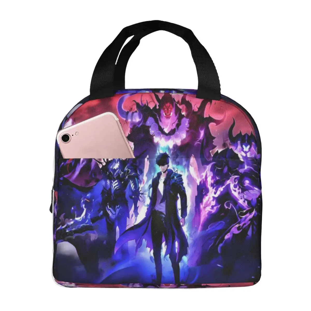 Insulated Lunch Box S-Solo L-Leveling Anime Sung Jin-Woo Product Lunch Container New Thermal Cooler Lunch Box For School
Insulated Lunch Box S-Solo L-Leveling Anime Sung Jin-Woo Product Lunch Container New Thermal Cooler Lunch Box For School