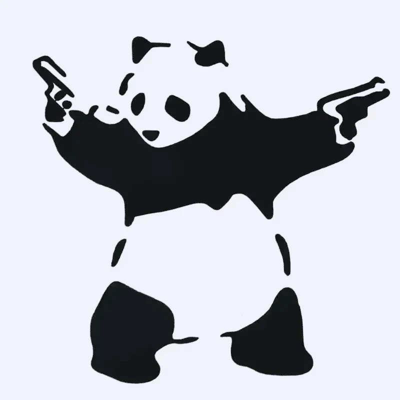 Car Stickers Cute Panda Double Gun Motorcycle Window Stickers Bumper Stickers Animal Decoration Vinyl Decal15CM PVC KK
Car Stickers Cute Panda Double Gun Motorcycle Window Stickers Bumper Stickers Animal Decoration Vinyl Decal15CM PVC KK