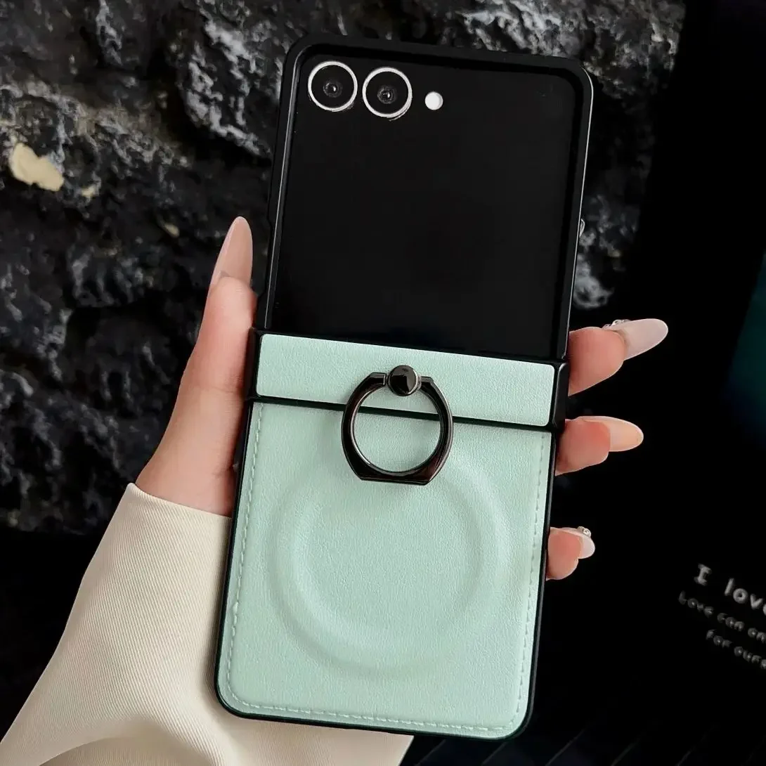 Luxury Busine Sle Plain Leather Magnetic Magsafe Phone Case for Original Samsung Z Flip 7 6 5 4 3 Ring Bracket Protection Cover
Luxury Busine Sle Plain Leather Magnetic Magsafe Phone Case for Original Samsung Z Flip 7 6 5 4 3 Ring Bracket Protection Cover