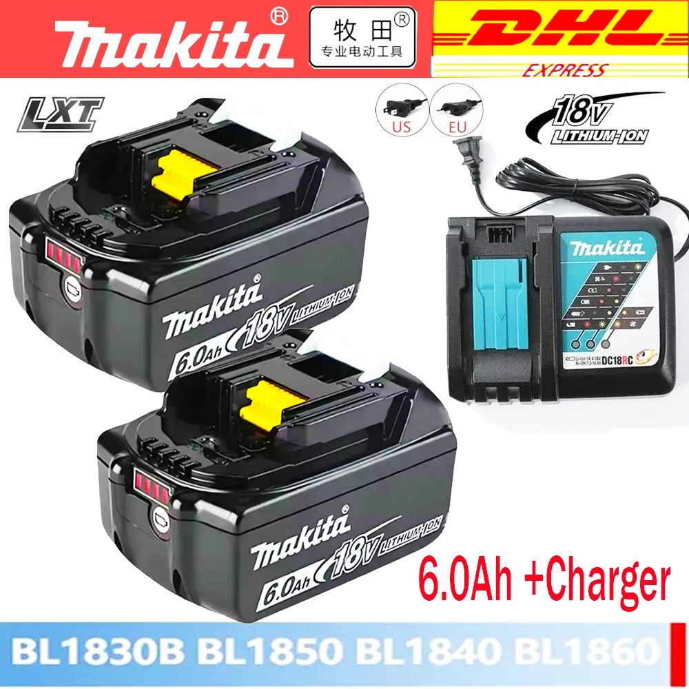 100% original Makita 18V 6.0Ah Power Tools Battery ,For Makita BL1830 BL1830B BL1840 BL1840B BL1850 BL1850B RechargeableBattery
100% original Makita 18V 6.0Ah Power Tools Battery ,For Makita BL1830 BL1830B BL1840 BL1840B BL1850 BL1850B RechargeableBattery