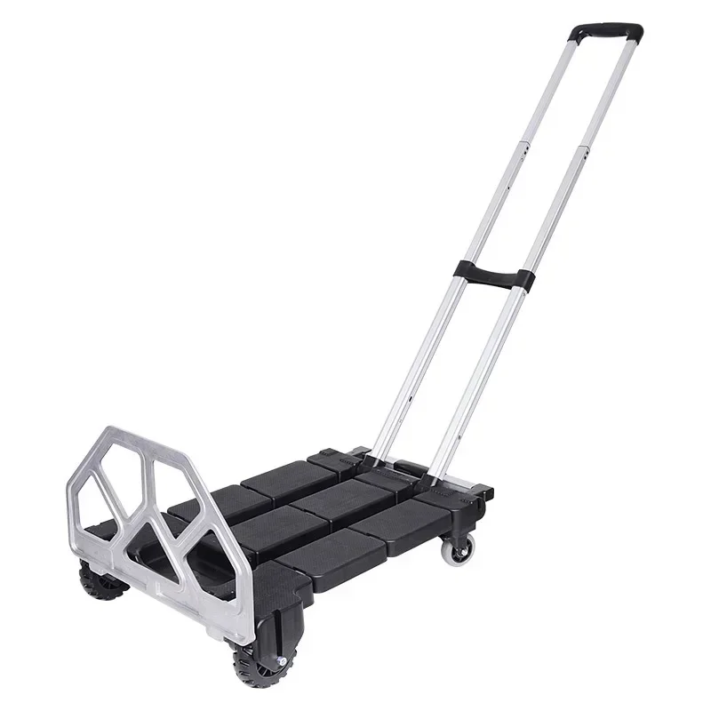 Factory Folding Trolley Flat Trolley Trolley Black Metal Multipurpose Truck HOT SALE Hot sales
Factory Folding Trolley Flat Trolley Trolley Black Metal Multipurpose Truck HOT SALE Hot sales