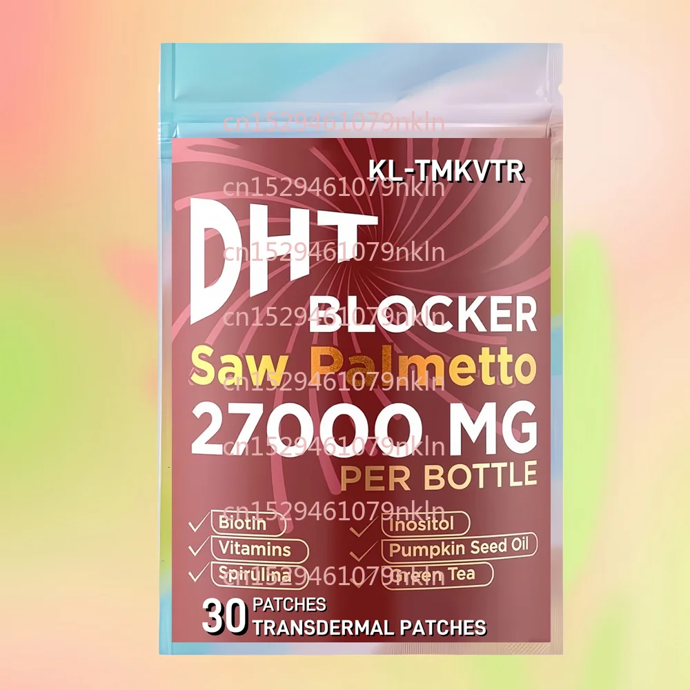 30 Patches DHT Blocker Transdermal Patches for Men with Biotin Saw Palmetto for Hair Healthy Supports
30 Patches DHT Blocker Transdermal Patches for Men with Biotin Saw Palmetto for Hair Healthy Supports