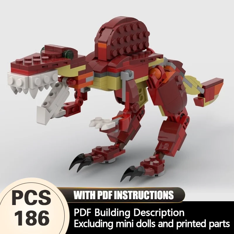 Creators Animal Series Model MOC Building Bricks Red Mecha Beast Modular Technology Gifts Holiday Assemble Children Toys Suit
Creators Animal Series Model MOC Building Bricks Red Mecha Beast Modular Technology Gifts Holiday Assemble Children Toys Suit