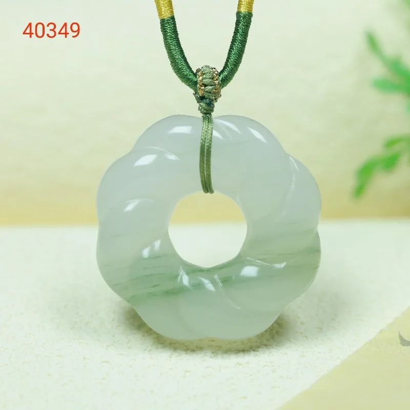 Natural New Tianshan Cui, Time Comes and Goes Pendant.
Natural New Tianshan Cui, Time Comes and Goes Pendant.