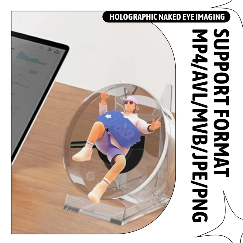 AA21-3D Fan Hologram Projector Desktop LED Sign Holographic Lamp Player Remote Display Support Images And Video
AA21-3D Fan Hologram Projector Desktop LED Sign Holographic Lamp Player Remote Display Support Images And Video
