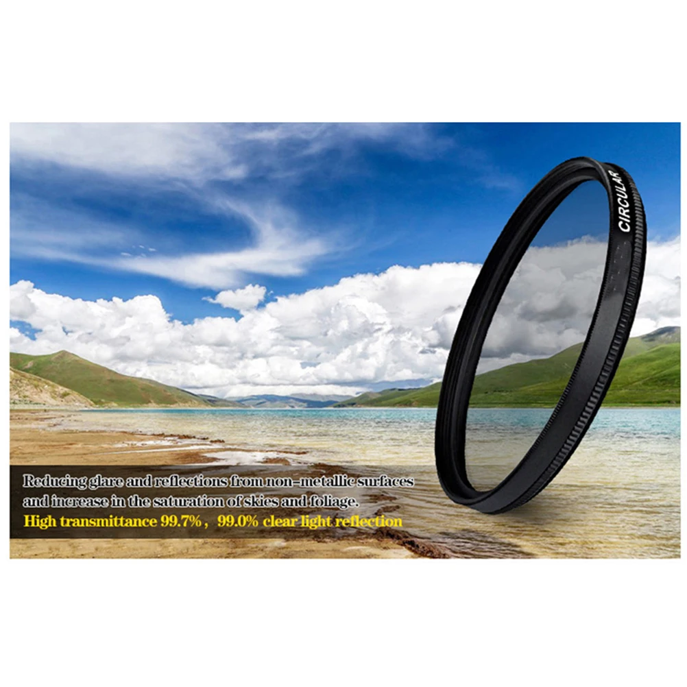 Cpl Circular Polarizer Filter 55Mm Premium High Transmittance 99.7% Ultra Thin Frame Lens Filter
Cpl Circular Polarizer Filter 55Mm Premium High Transmittance 99.7% Ultra Thin Frame Lens Filter