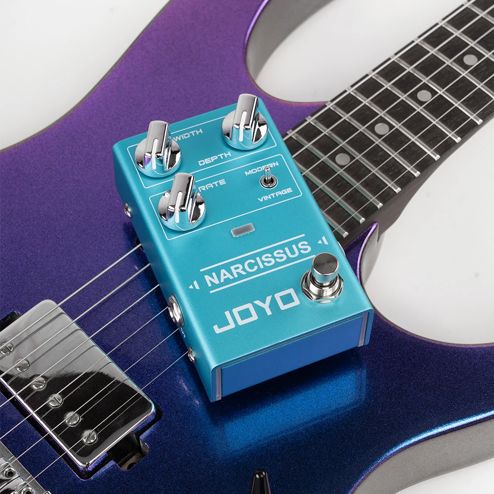 JOYO R-22 NARCISSUS Chorus Pedal Semi-Analog Circuit Electric Guitar Multi Tone Effect with Width/Depth/Rate Knobs True Bypass
JOYO R-22 NARCISSUS Chorus Pedal Semi-Analog Circuit Electric Guitar Multi Tone Effect with Width/Depth/Rate Knobs True Bypass