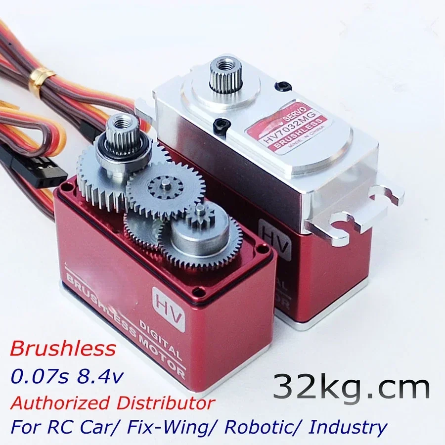 Hv7032mg 32kg Metal Large Torque 8.4V High Pressure Waterproof Digital Brushless Steering Gear Mechanical Arm Steering Gear
Hv7032mg 32kg Metal Large Torque 8.4V High Pressure Waterproof Digital Brushless Steering Gear Mechanical Arm Steering Gear