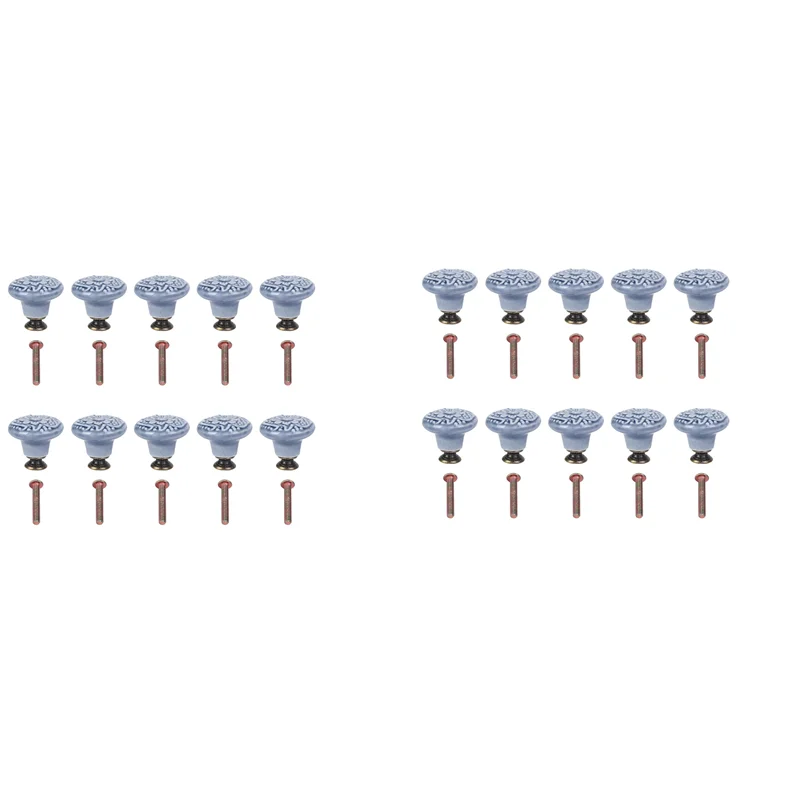 AT02-20PCS Cabinet Knobs Vintage Drawers Handles For Kitchen Cupboard Drawer Bookcase Furniture Door (With Screws)
AT02-20PCS Cabinet Knobs Vintage Drawers Handles For Kitchen Cupboard Drawer Bookcase Furniture Door (With Screws)
