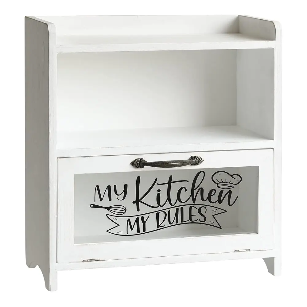 - 2 Tiered Storage Cabinet, Countertop Cabinet, Wood Organizer For Kitchen Living Room Bedroom Office, 15.75 X 14.5 X 6.5 (My
- 2 Tiered Storage Cabinet, Countertop Cabinet, Wood Organizer For Kitchen Living Room Bedroom Office, 15.75 X 14.5 X 6.5 (My