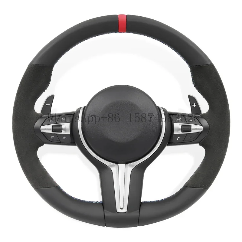 For BMW M3 F30 F15 F16 F20 F21 F25 F26 M5 F10 F11 F06 F07 F12 F13 F01 E90 E90 X5 E70 E87 E60 M Sport Full Leather Steering Wheel
For BMW M3 F30 F15 F16 F20 F21 F25 F26 M5 F10 F11 F06 F07 F12 F13 F01 E90 E90 X5 E70 E87 E60 M Sport Full Leather Steering Wheel
