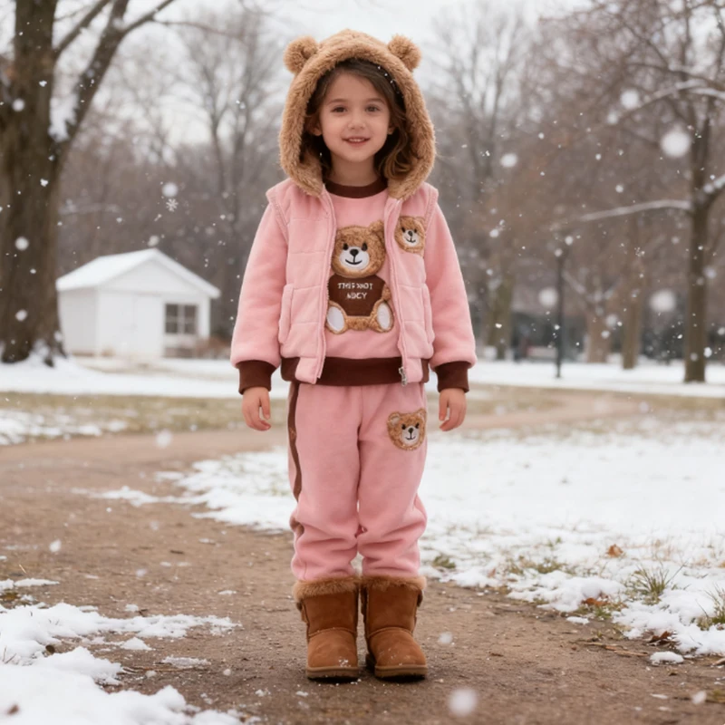 Children's Clothing Autumn Winter Fashion Kids Clothing Baby Girls Boys Vest+Sweater+Pants 3 piece Set Sport Tracksuits 1-6Y
Children's Clothing Autumn Winter Fashion Kids Clothing Baby Girls Boys Vest+Sweater+Pants 3 piece Set Sport Tracksuits 1-6Y