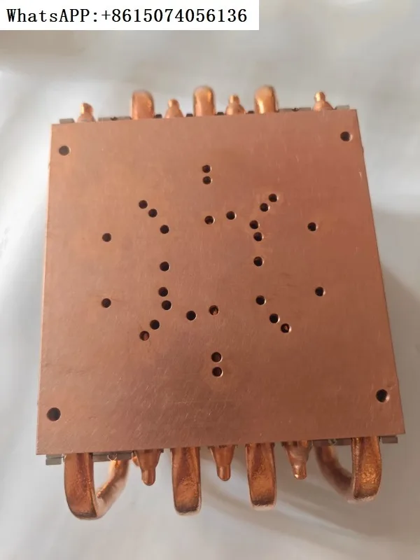 High power copper tube radiator air-cooled 300w 400w copper tube fin IGBT test DIY semiconductor radiator
High power copper tube radiator air-cooled 300w 400w copper tube fin IGBT test DIY semiconductor radiator
