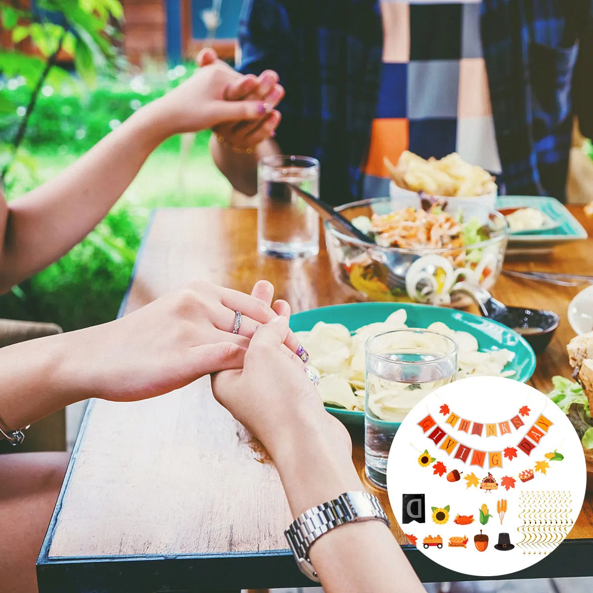 23 pcs Thanksgiving Decorations Harvest Hanging Banner Latte Art Turkey Home Party Fall Festive Streamers 
23 pcs Thanksgiving Decorations Harvest Hanging Banner Latte Art Turkey Home Party Fall Festive Streamers